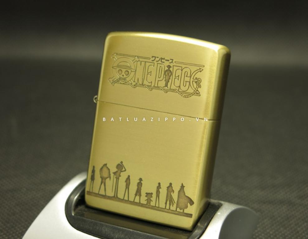 Bật lửa Zippo chính hãng đồng khắc one piece