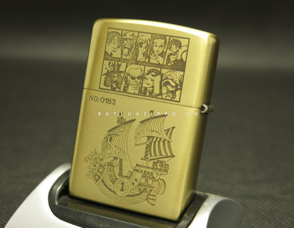 Bật lửa Zippo chính hãng đồng khắc one piece