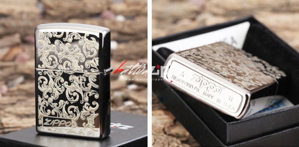 Bật lửa Zippo chính hãng 150 in hoa văn