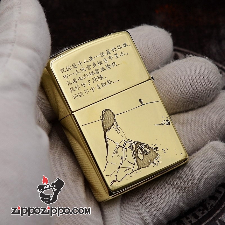 Bật Lửa Zippo Chất Liêu Đồng Khắc Tề Thiên Đại Thánh