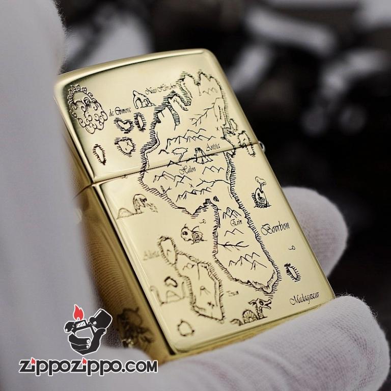 Zippo Chất Liêu đồng chạm khắc cướp biển Jack Captain Bản Armor