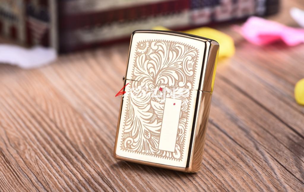 Bật Lửa Zippo đồng vàng hoa văn Ý - Zippo 352B – Zippo Venetian Brass
