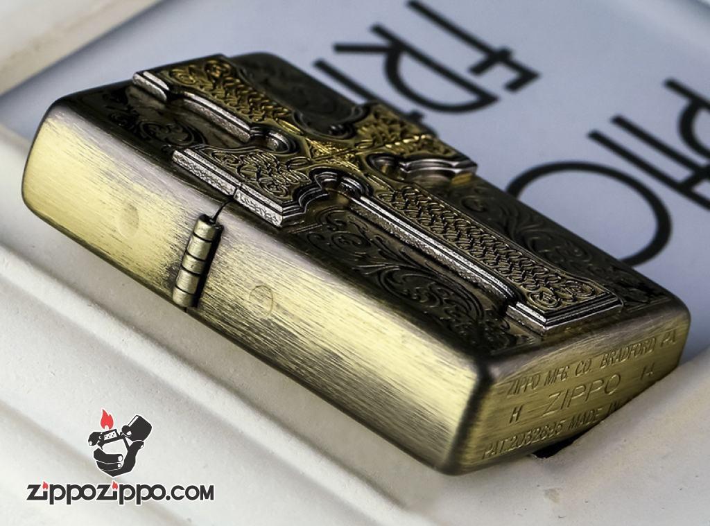 Bật lửa Zippo Đồng khắc họa tiết Keliduosi CREDOS
