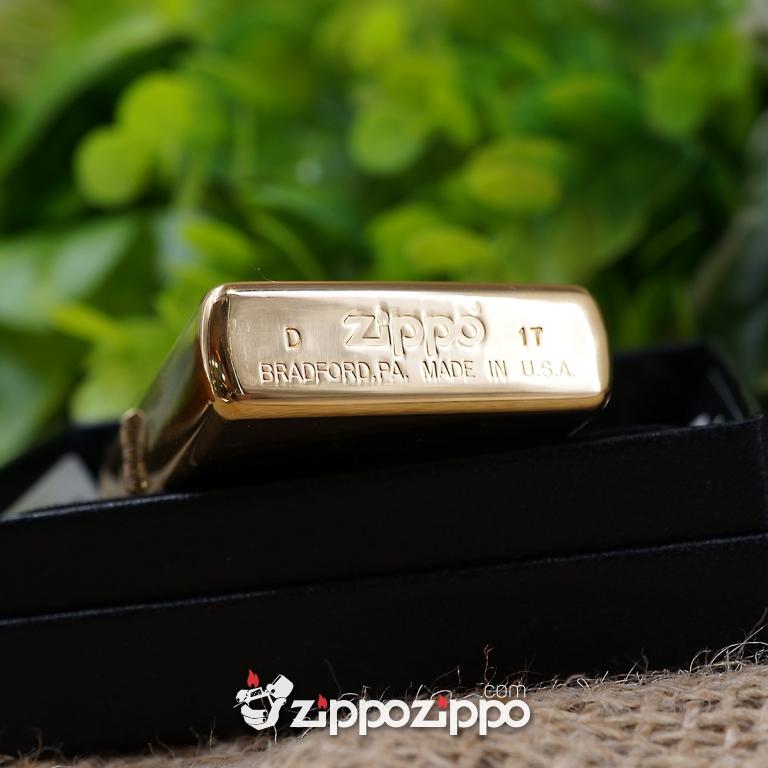 bật lửa zippo vàng bóng khắc xe honda 67