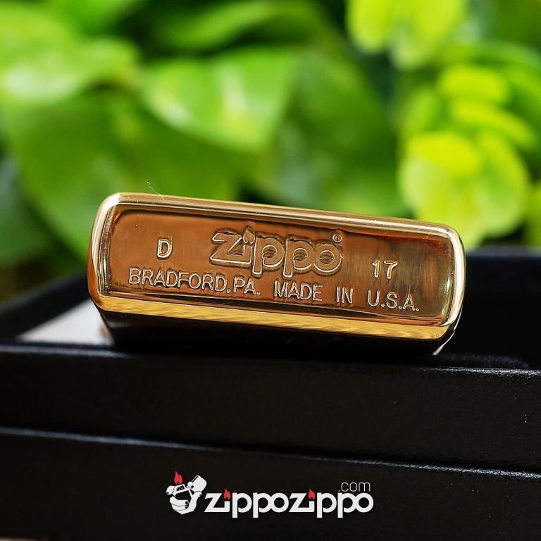 BẬT LỬA ZIPPO VỎ ĐỒNG KHẮC PHẬT