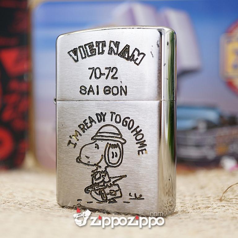 Bật lửa zippo chiến tranh việt nam sản xuất 2017 ( VIETNAM-SAIGON 70-72 )