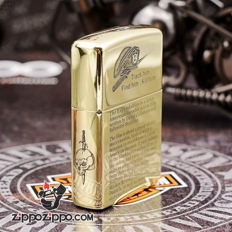 Bật lửa Zippo chính hãng khắc The Expendables ARMOR