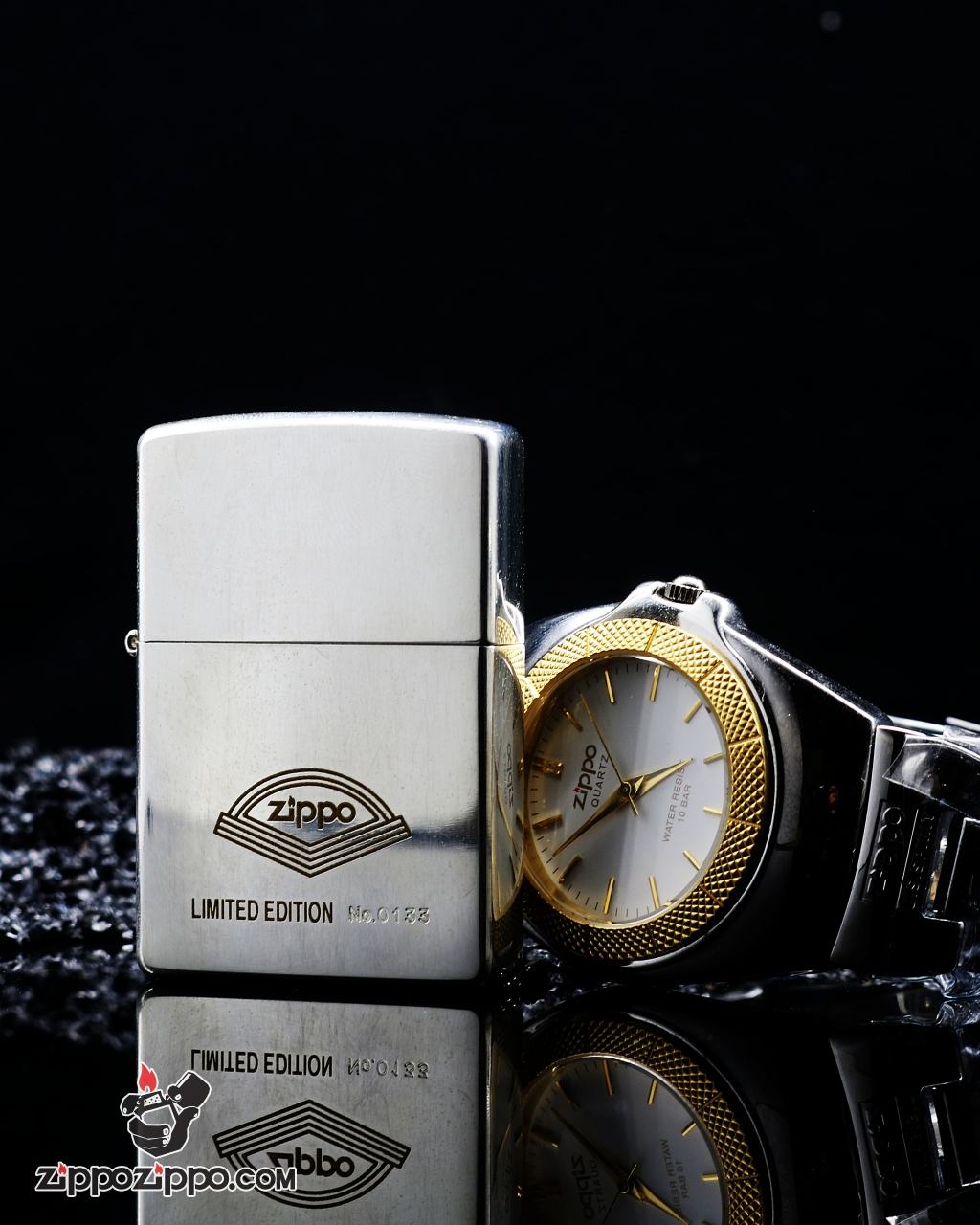 SET Đồng Hồ + zippo LIMITED EDITION - 2000