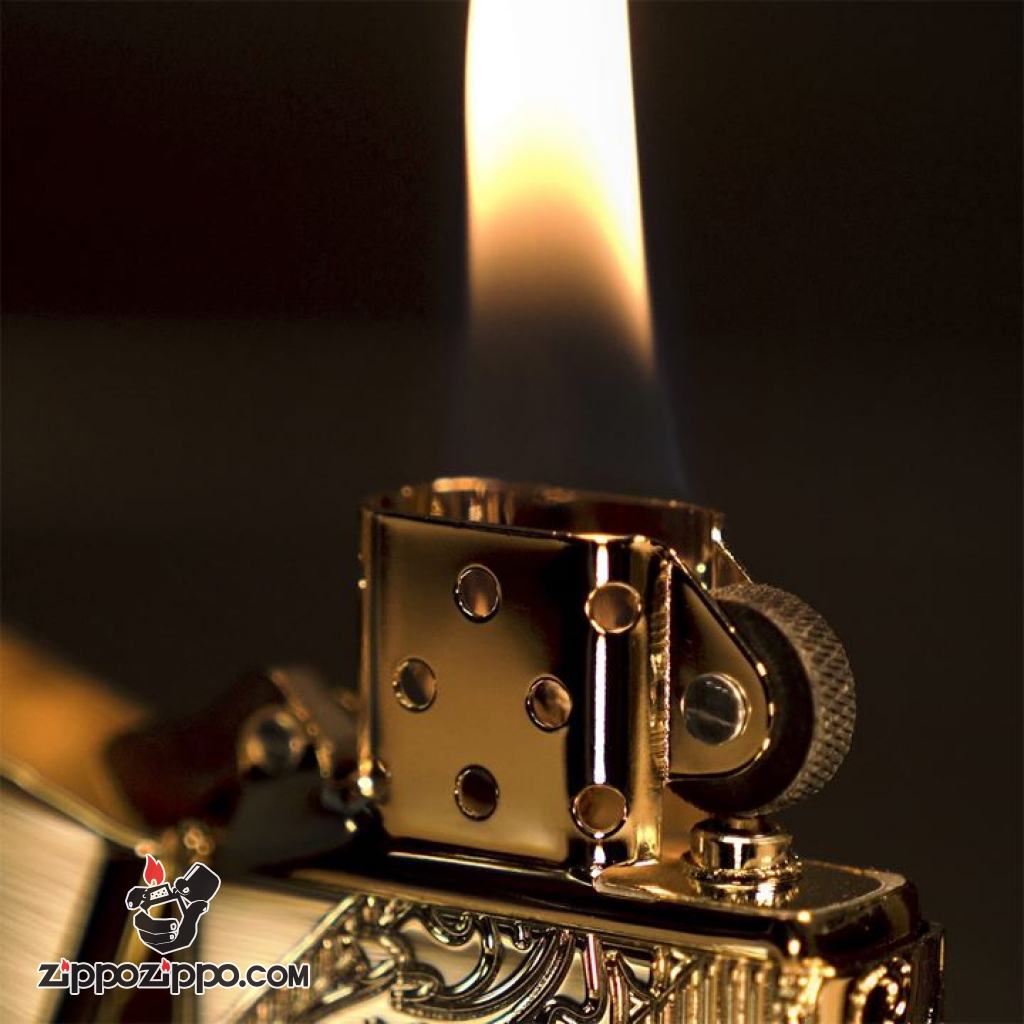 Bật lửa zippo 29653 - Zippo 2018 Collectible of the Year Gold Plated Armor – COTY 2018 - Mạ Vàng Phiên bản 2018