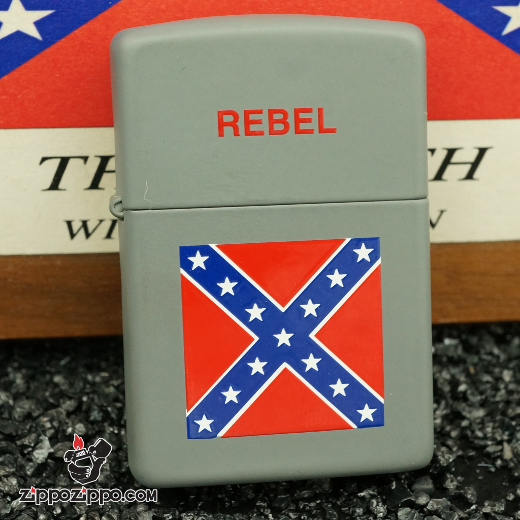 zippo cổ bộ dao - rebel mầu xám xản xuất năm 1994