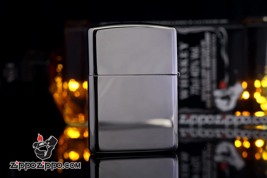 Bật Lửa zippo chính hãng Mầu Bạc Khắc Nàng Tiên Cá Và Ngọc Trai Đen