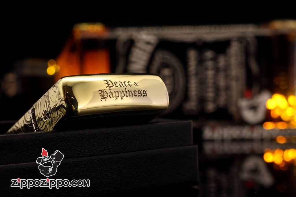 Bật lửa Zippo chính hãng Đồng Bóng khắc thiên thần bản ARMOR