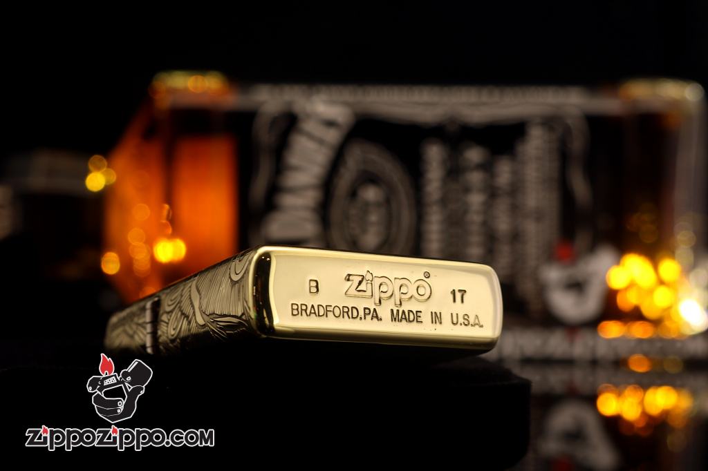 Zippo Chính Hãng Đồng Khắc 12 Con Giáp Tuổi Hợi