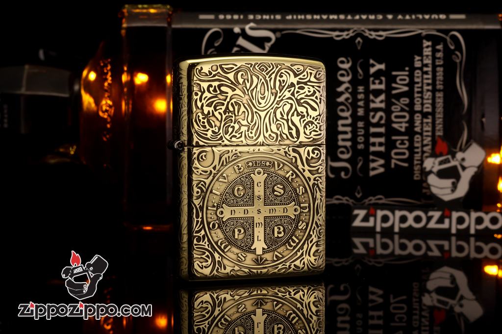 Zippo Chính Hãng Đồng Khăc Nổi Constantine Phiên Bản 254B