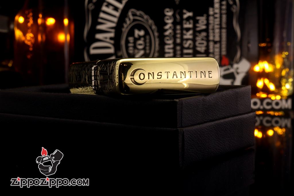 Zippo Chính Hãng Đồng Khăc Nổi Constantine Phiên Bản 254B