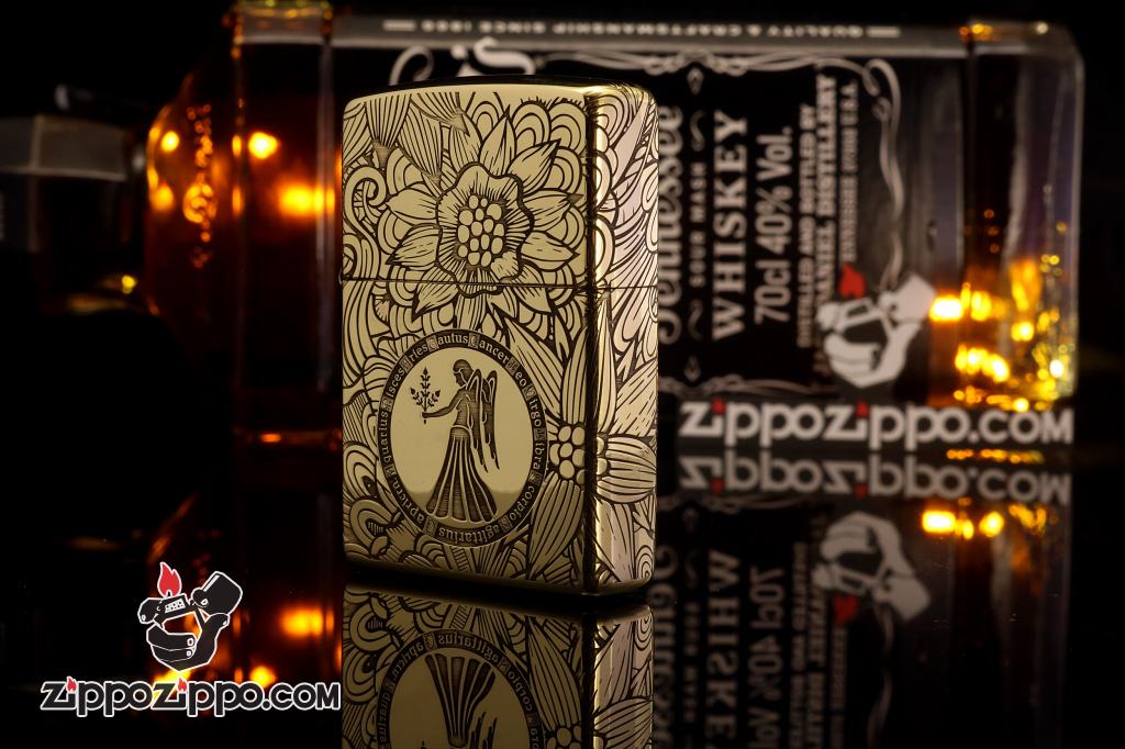 Zippo Chính Hãng Đồng Khắc Cung Hoàng Đạo Xử Nữ