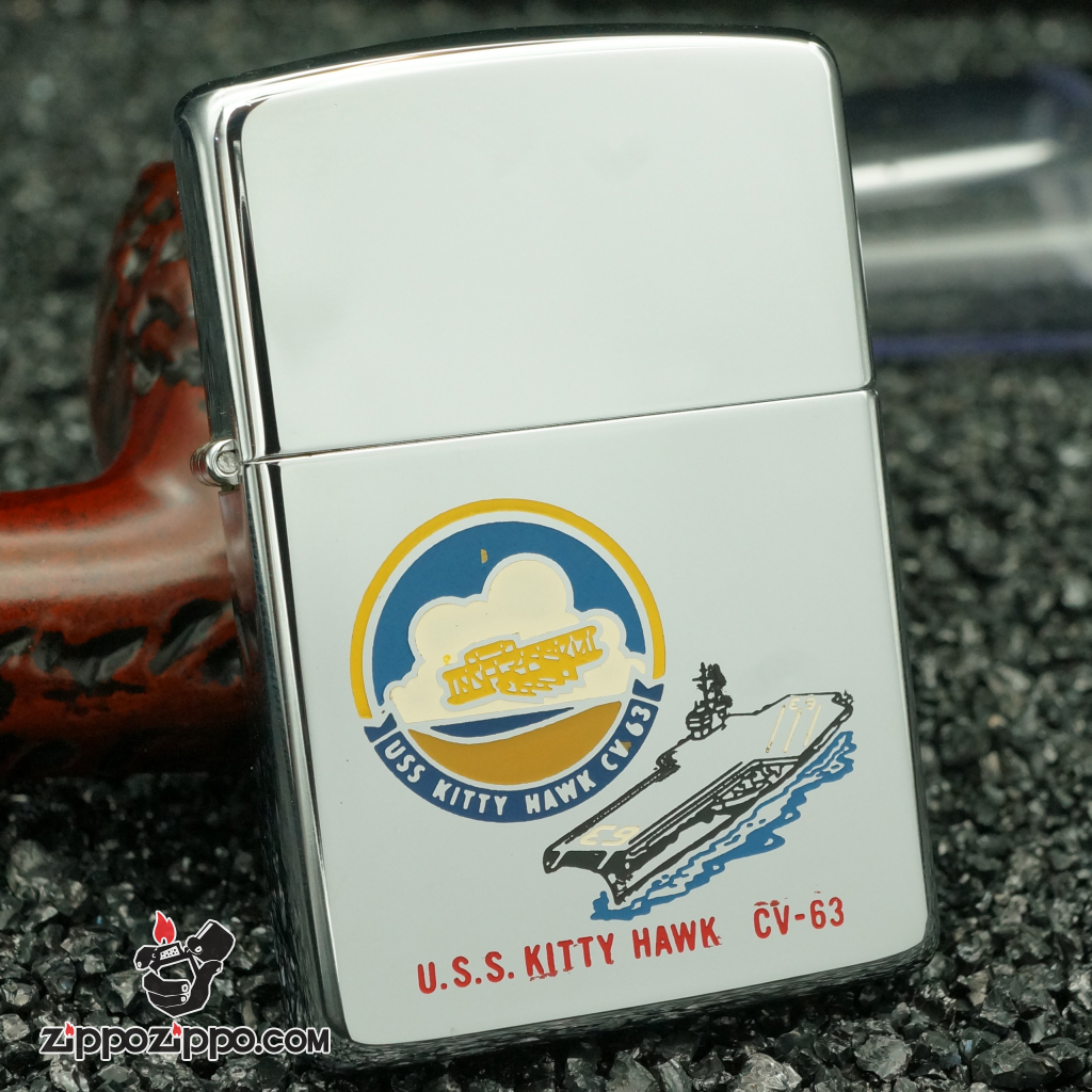 zippo cổ tầu chiến cv63 sẳn xuất năm 1990