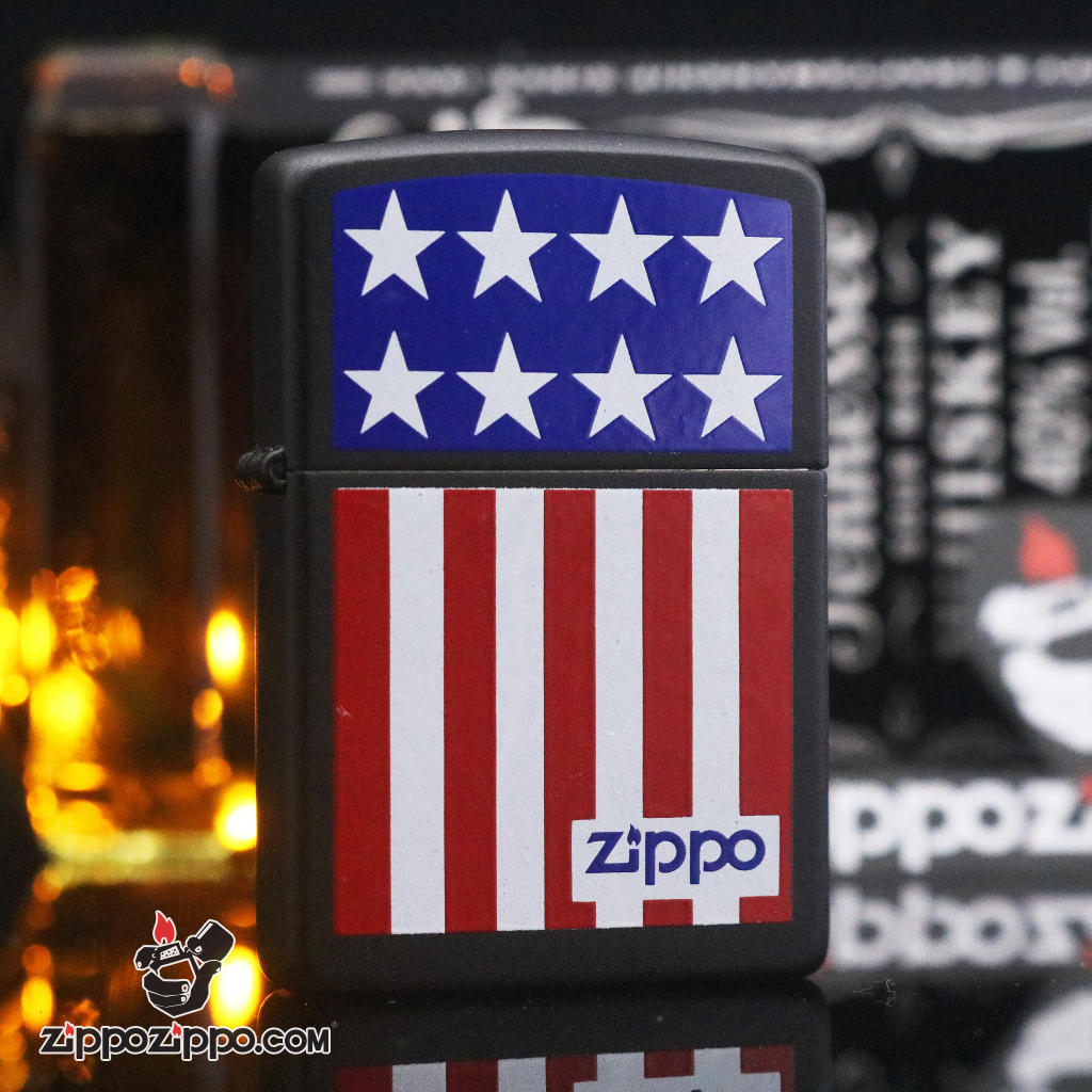 Zippo đời la mã 1994 Cờ mỹ