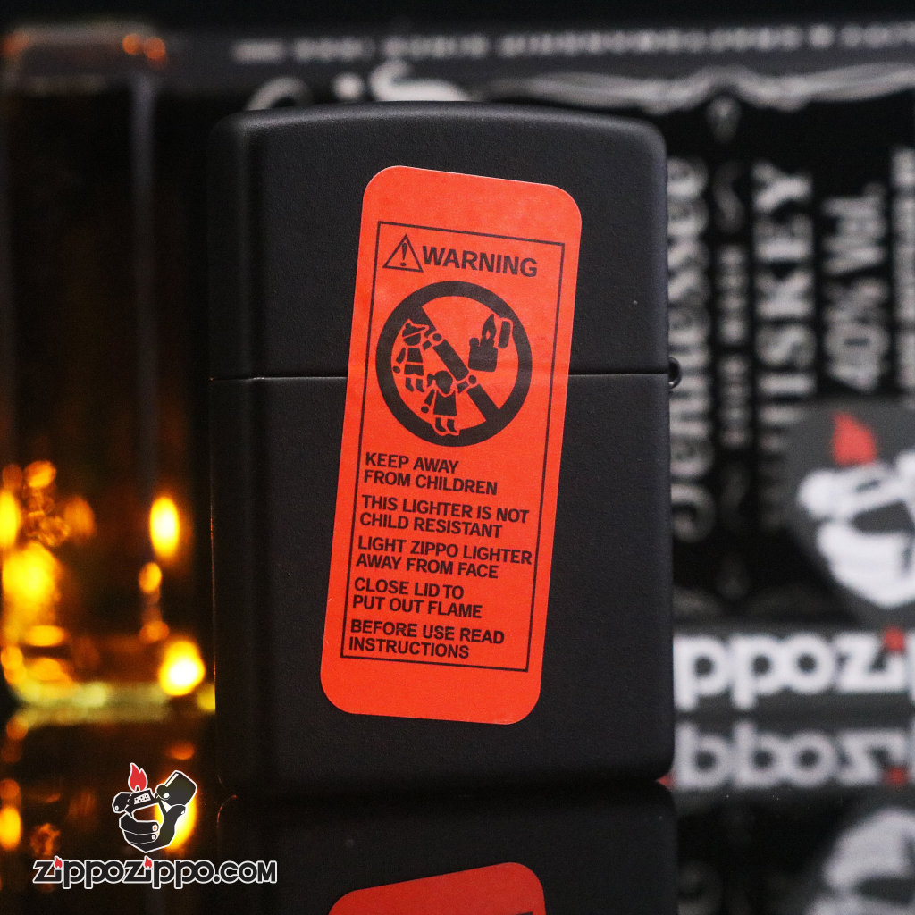 Zippo matte black sx năm 2003 huy hiệu cảnh sát New York