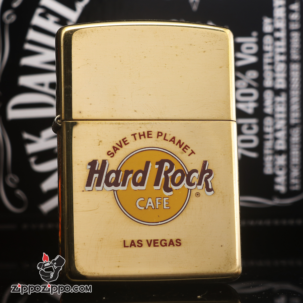 Zippo đời la mã sản xuất 1999 hard Rock Cafe