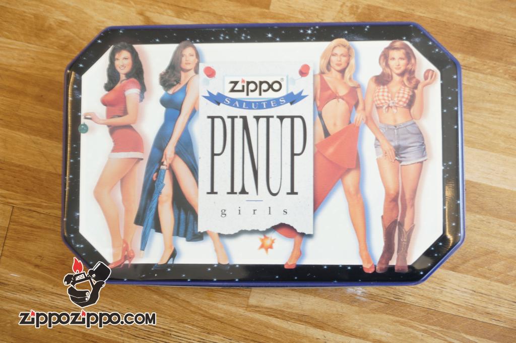 Zippo đời la mã sx 1996 Bộ cô gái 4 mùa