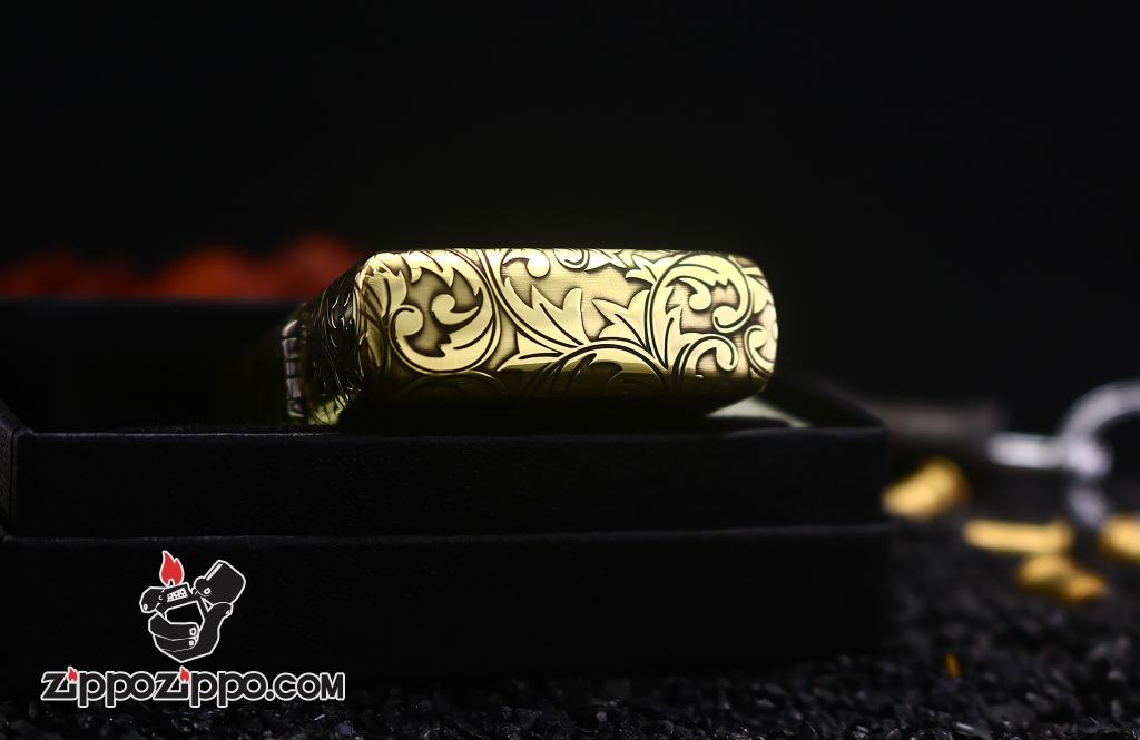Bật lửa Zippo đồng dày armor hoa văn ả rập bản giới hạn