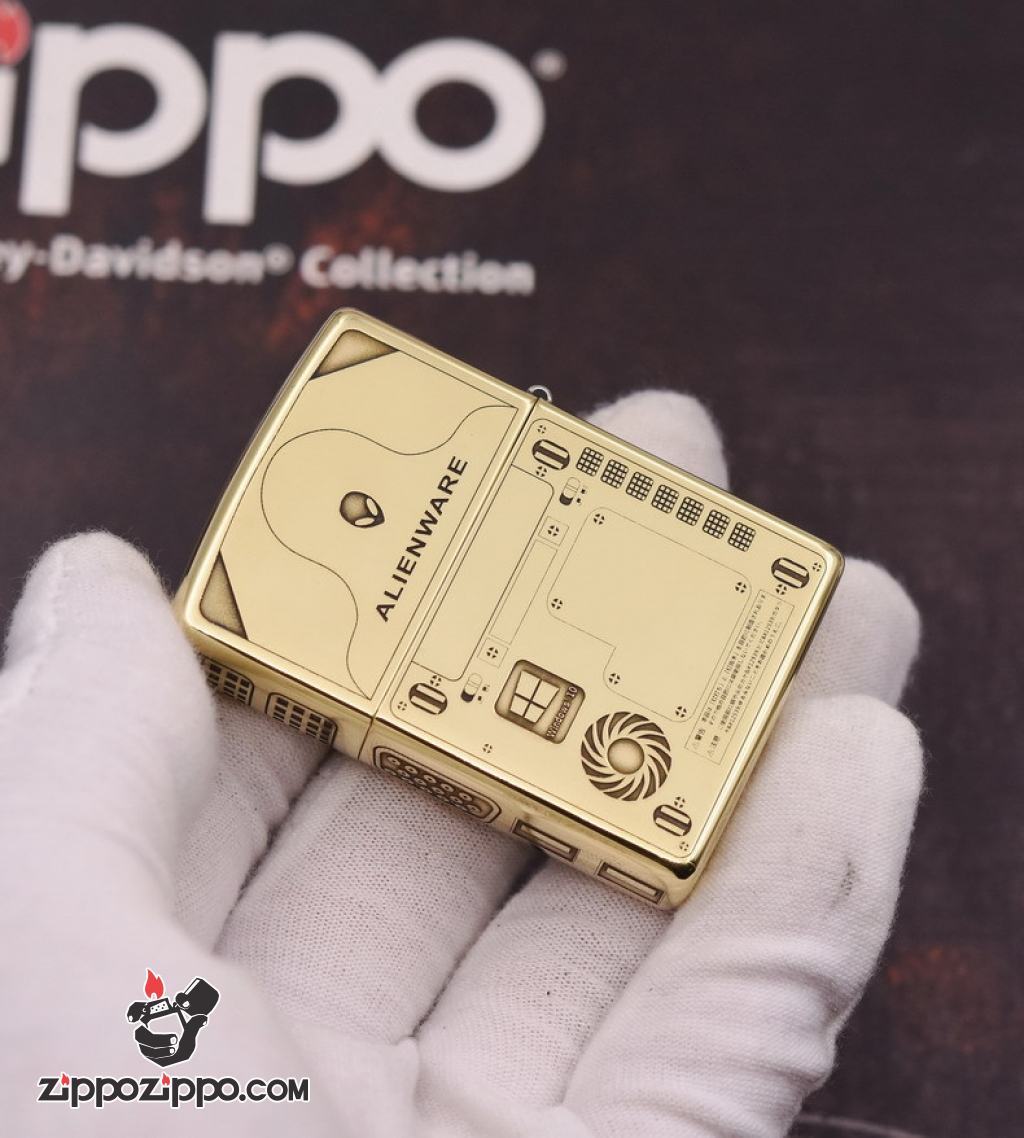 Bật lửa Zippo chính hãng đồng khắc WIN 10 và bán phím zippo