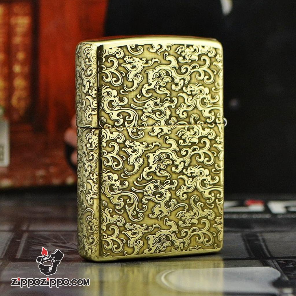 Bật lửa Zippo phiên bản chạm khắc nổi mây bao quanh