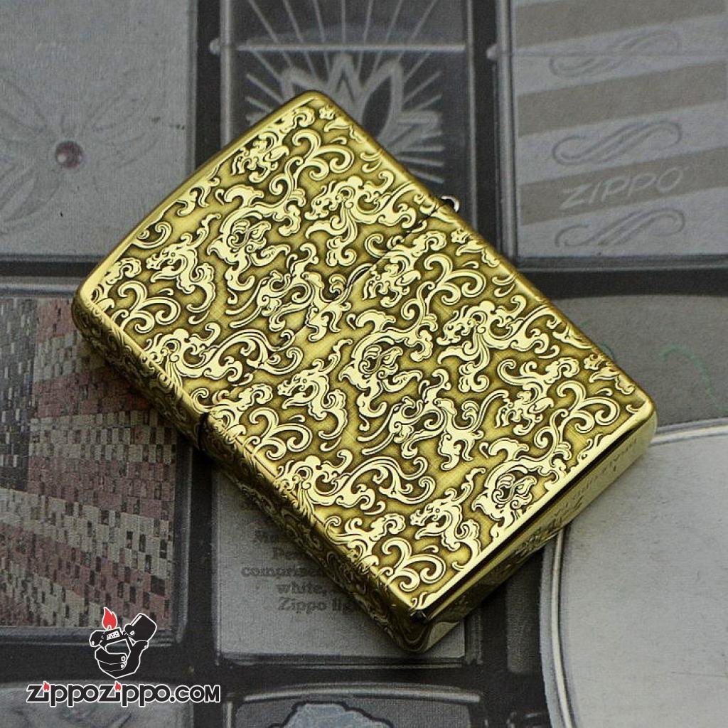 Bật lửa Zippo phiên bản chạm khắc nổi mây bao quanh