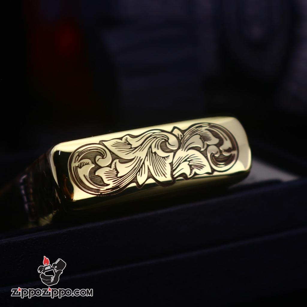 Bật Lửa Zippo Phiên Bản Chạm Khắc Nổi Hoa Văn Bao Quanh  B-W Amor