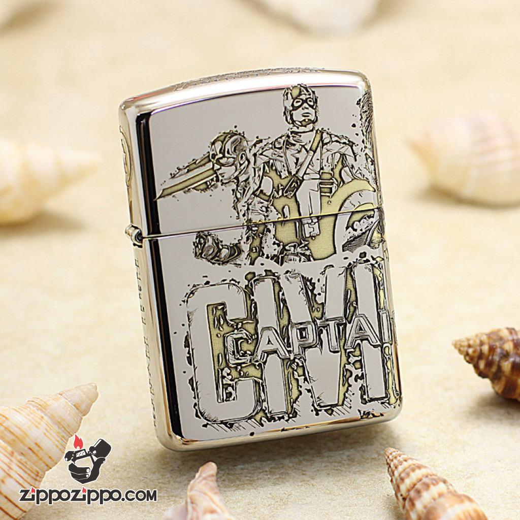 Bật Zippo Khắc Đội Trưởng America