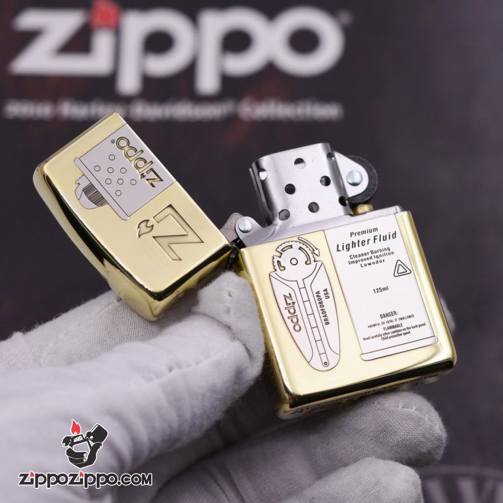 Bật Lửa Zippo Khắc Phụ Kiện Xăng Đá Lighter Fluid Bản Hai Màu