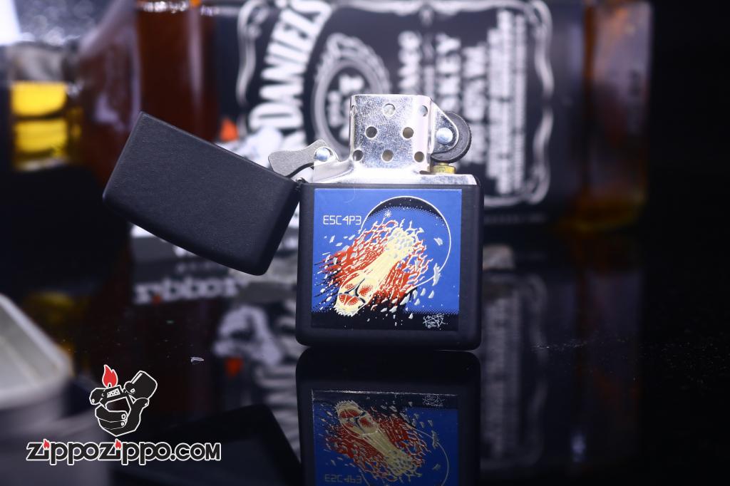 Zippo Cổ màu đen biểu tượng Băng nhạc Rock sản xuất 1998