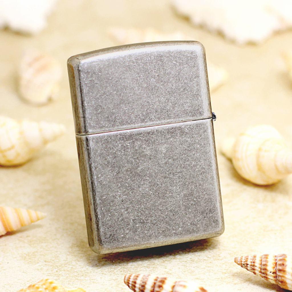 Bật Lửa Zippo Chính Hãng Khắc  Quân Đội U.S.ARMY Mạ Antique Silver