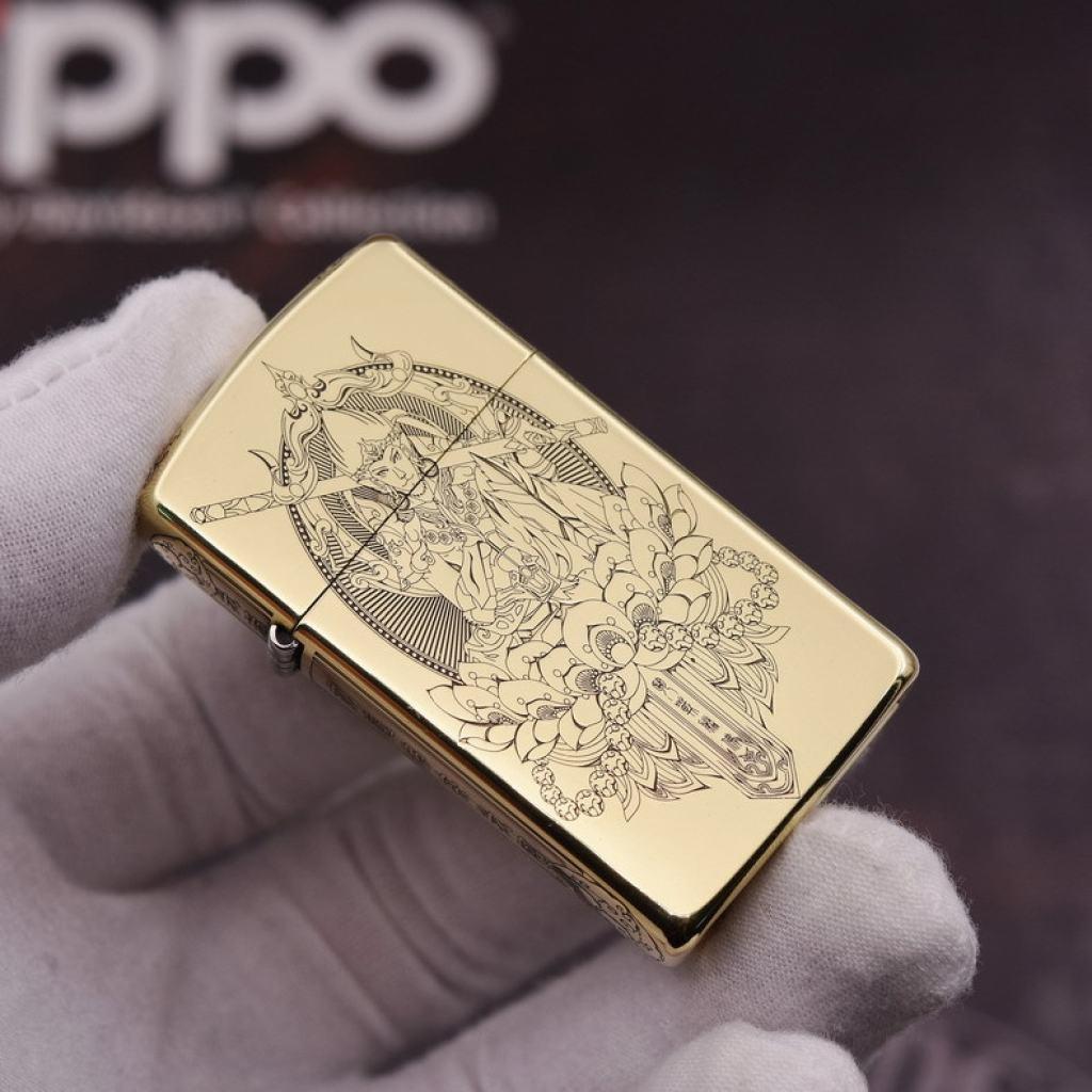 Bật Lửa Zippo Chính Hãng  Chạm Khắc Tề Thiên Đại Thánh Phiên Bản Hẹp Slim