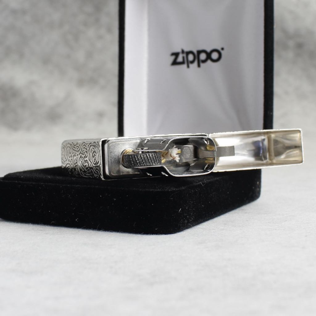 Bật Lửa Zippo Bạc Nguyên Khối Cao Cấp Khắc Constantine Phiên Bản 1941