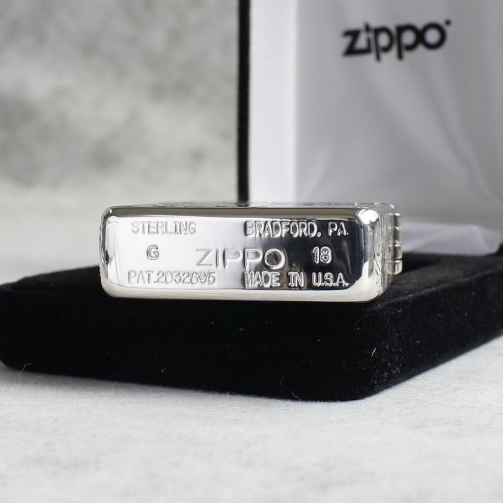 Bật Lửa Zippo Bạc Nguyên Khối Cao Cấp Khắc Constantine Phiên Bản 1941