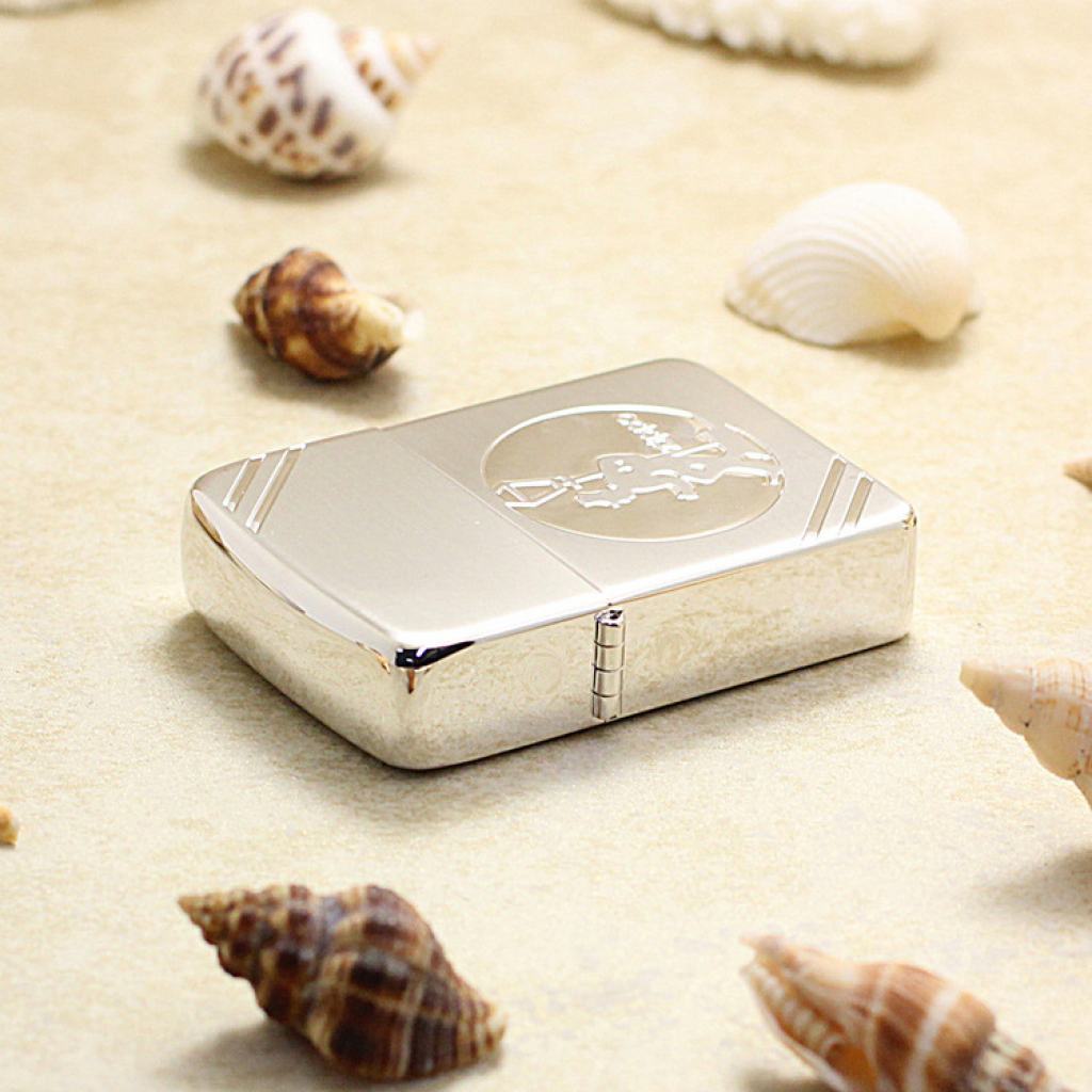 Bật Lửa Zippo Phiên Bản 1941 Bạc Khắc Rượu Người Đàn Ông Say Rượu