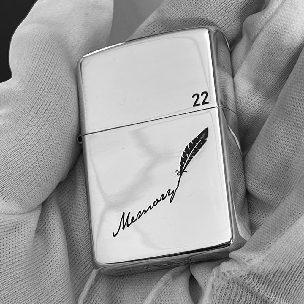 Bật Lửa Zippo Bạc Nguyên Khối Cao Cấp Khắc Memory Bản Vỏ Dầy Armor