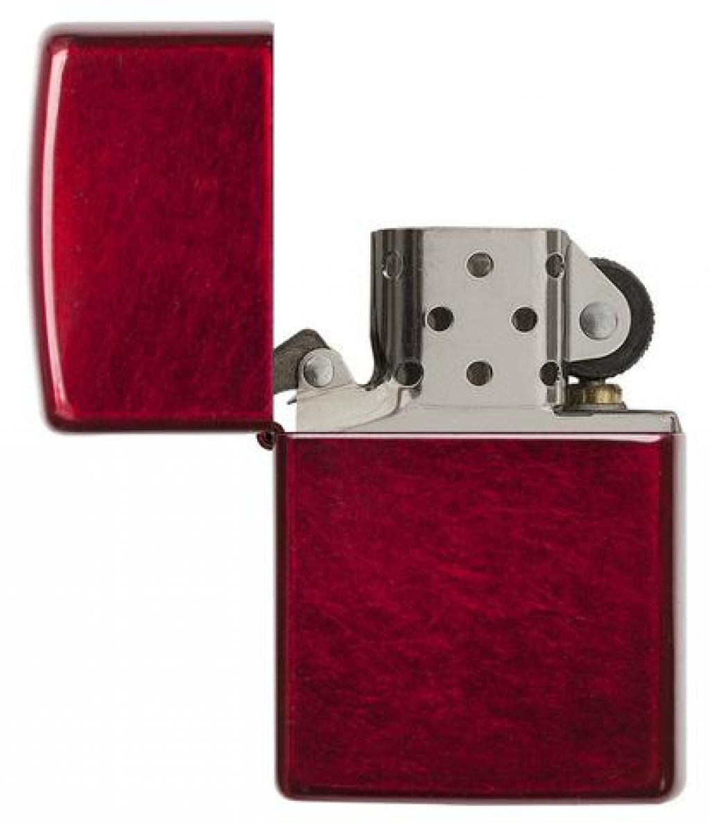 Bật Lửa Zippo Sơn Màu Đỏ Kẹo Táo - SKU 21063 – Zippo Candy Apple Red