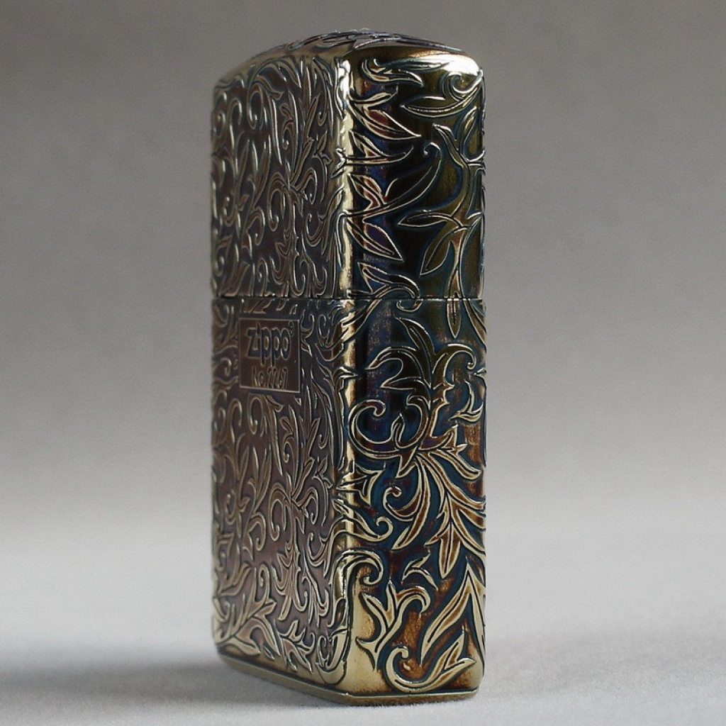Bật lửa Zippo trạm khắc nổi hoa văn Arabesque 5