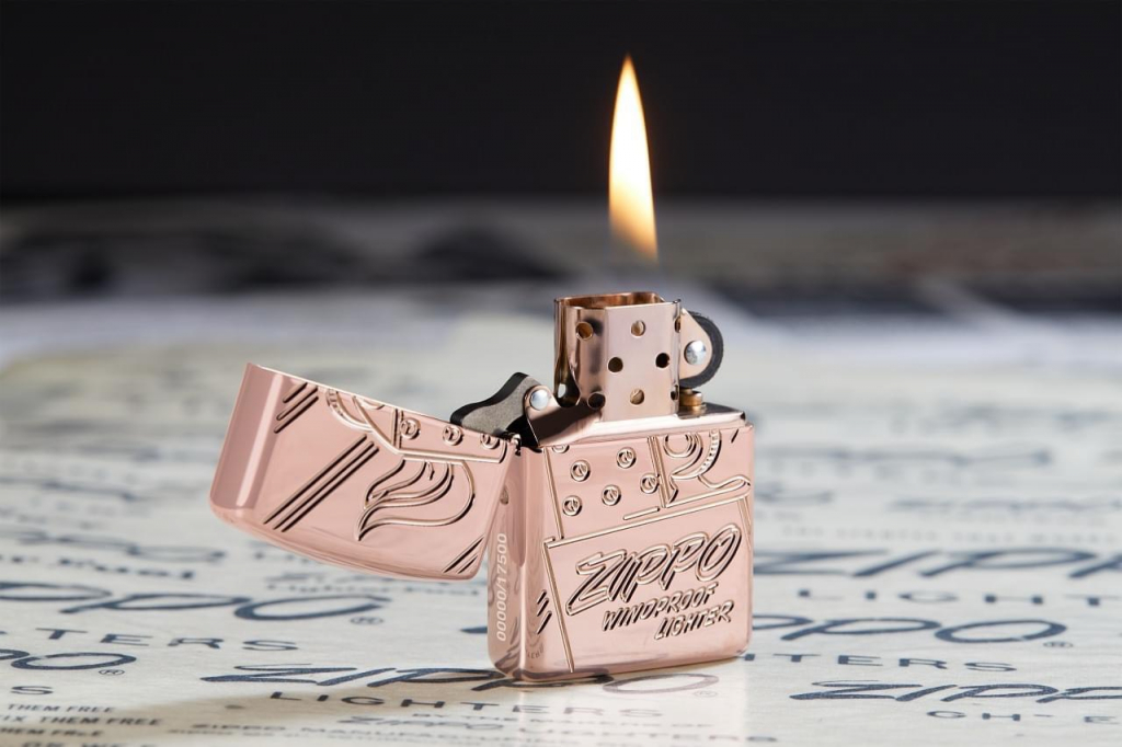 Zippo 48768 – Zippo Script Collectible Armor Rose Gold