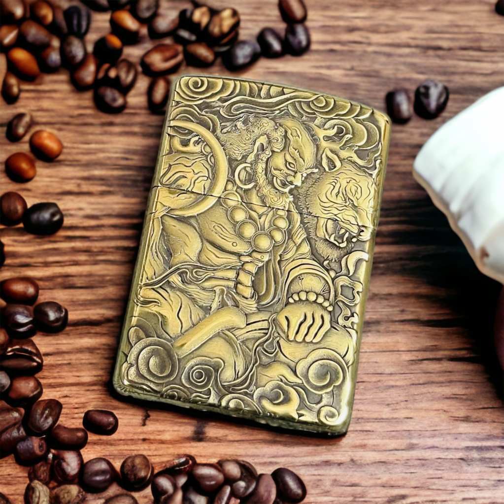 Zippo La hán Phật Giáo Hàng Long Phục Hổ công nghệ 3d siêu sắc nét