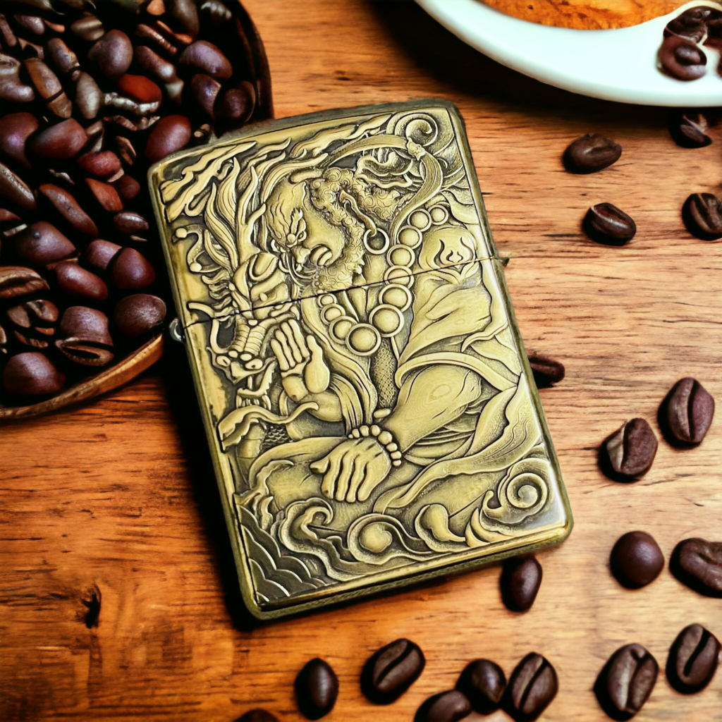 Zippo La hán Phật Giáo Hàng Long Phục Hổ công nghệ 3d siêu sắc nét