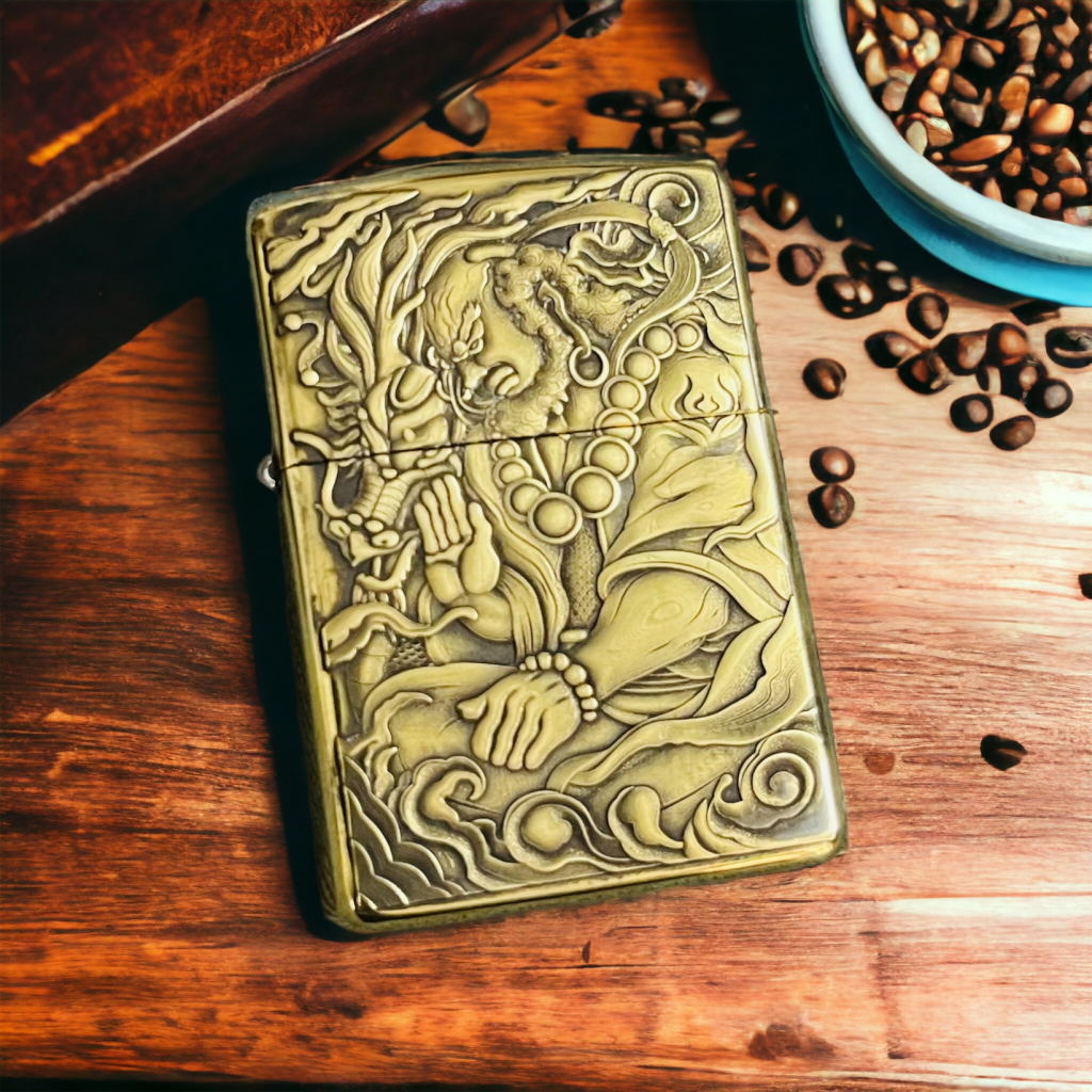 Zippo La hán Phật Giáo Hàng Long Phục Hổ công nghệ 3d siêu sắc nét