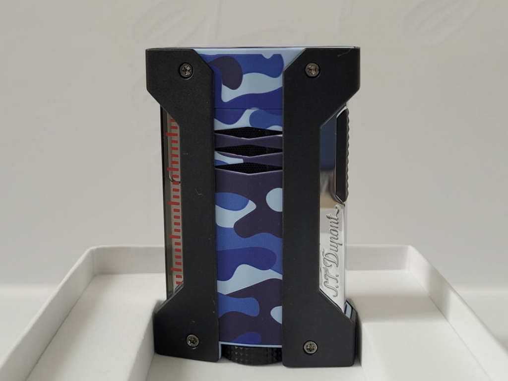S.T. Dupont Defi Extreme Blue Camo, Camouflage Lighter 021411