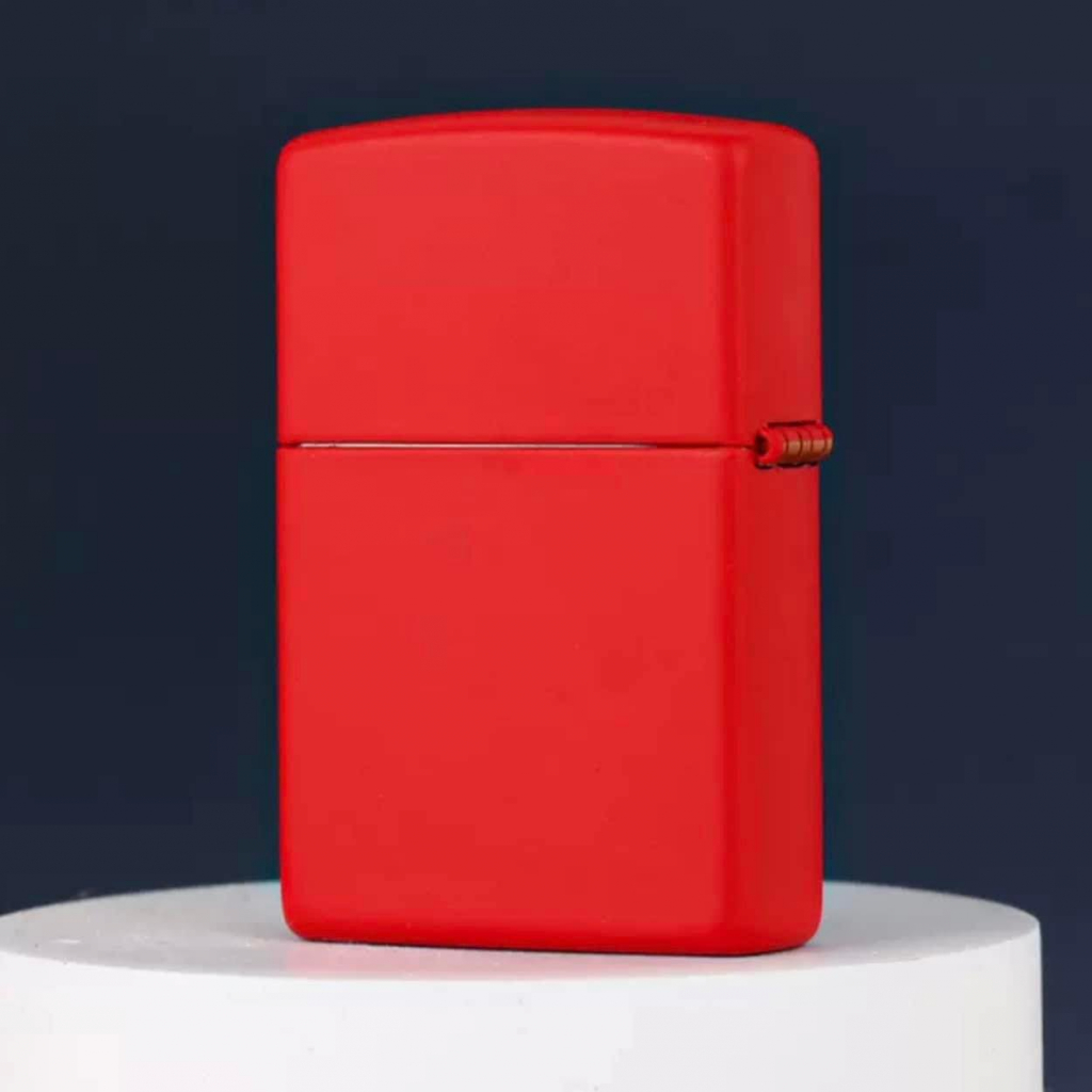 Bật Lửa Zippo Rồng 2024 Sơn Tĩnh Điện Màu Đỏ - Logo Zippo SKU 48769