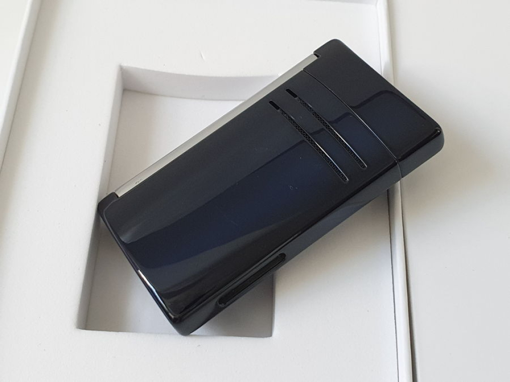 S.T. Dupont MaxiJet Lighter Midnight Blue 020102N