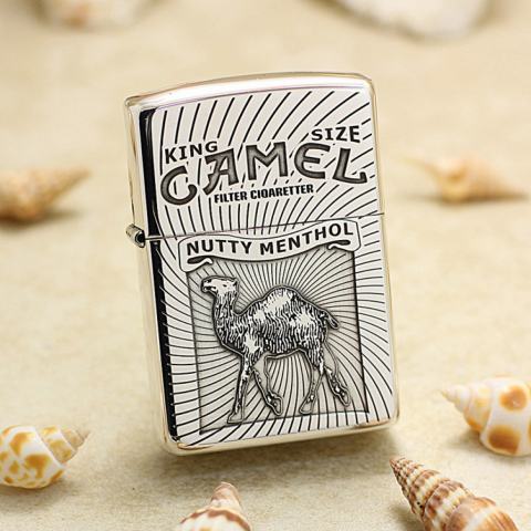 Bạc Nguyên Khối Cao Cấp Khắc King Size Camel Bản Vỏ Mỏng