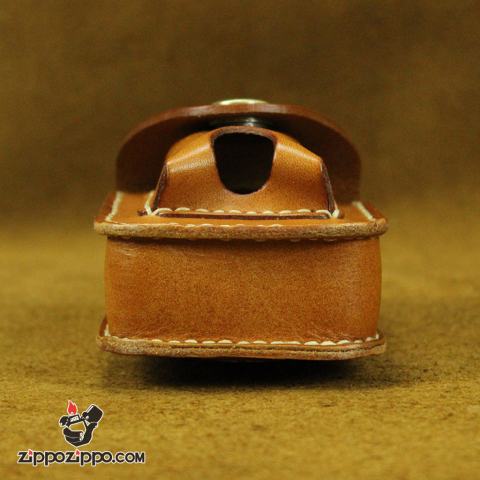 Bao da Handmade đựng zippo và nguyên bao 20 điếu 